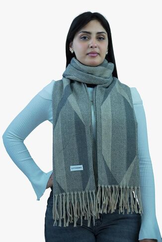 Ladies plaid scarf The gift of a chunky oversized winter warm cashmere shawl in Saudi Arabia