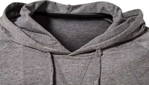 MUSE FATH Men's Long Sleeve Athletic Performance Lightweight Hoodie Sweatshirts in Saudi Arabia