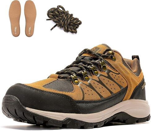 Men's Waterproof Hiking Shoes Lightweight Non-Slip Low-Cut Trekking Hiking Sneakers Outdoor Backpacking Camping Climbing Shoes in Saudi Arabia