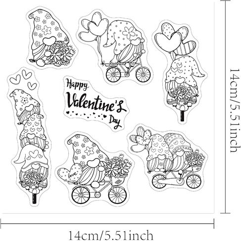 Different Type of Hearts Clear Stamps for Card Making or Journaling Valentine's Day Transparent Silicone Stamps for Patrick's Day Gift Tags Scrapbooking and Other Paper Crafts Decoration in Saudi Arabia