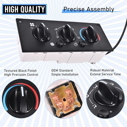 وحدة التحكم في المناخ A/C 599-5511 لوحة تبديل التحكم في تكييف الهواء مناسبة لـ 2002-2006 Ken-Worth W900 T600A T800 C500 T300 يستبدل OE# F21-1007-1 F21-1025-100 F21-1025-110 F21-1032-100 in Kuwait