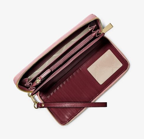Michael Kors Jet Set Travel Continental One Size (Royal Pink Multi) in Kuwait