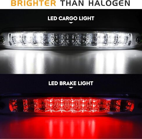 ضوء الذيل + طقم ضوء الفرامل الثالث مناسب لسيارة Chevy Colorado/GMC Canyon 2004-2012، مصباح إيقاف الضوء الخلفي للفرامل، عدسة دخان in Kuwait