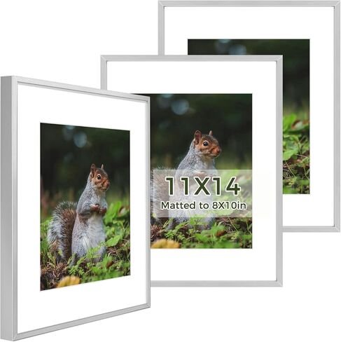 Golden State Art, A1 Aluminum Black Photo Frame with Plexiglass - Swivel Tabs, Sawtooth Hangers, Spring Clips - Metal Wall Poster Frame Collection (3 Pack) in Saudi Arabia