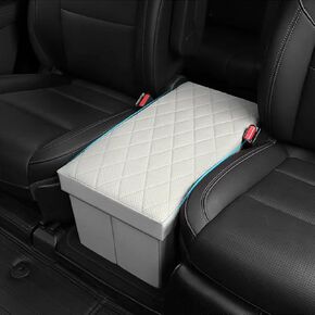 Seat Aisle Storage Box for Ford Explorer 6-Passenger Models – Organizer Rear Seats Passage – Foldable, Easy Installation, for Ford Explorer ST XLT Accessories 2020 to 2025 (Black)