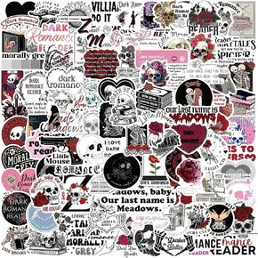 62 PCS Bookish Stickers, Pink Book Stickers for Kindle, Booktok Reading Stickers, Kindle Stickers Bookish Gifts for Woman Girl Book Lover