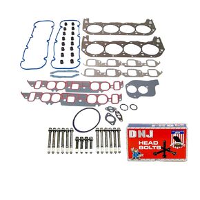 DNJ HGB3111 Cylinder Head Gasket Set with Head Bolt Kit for 1991-1995 Chevrolet C1500 7.4L 454cid V8 OHV