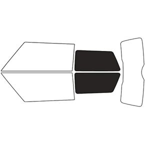 Rvinyl Window Tint Kit Compatible with Mini Cooper 2007-2013 - Complete Precut Kit - 20%