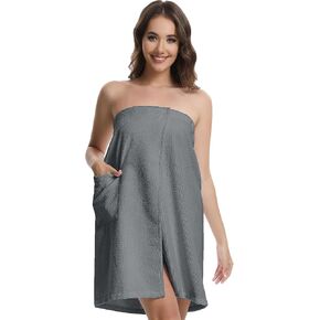 Xeoxarel Bath Towel Robe for Women, Lightweight Soft Towel Wraps, Comfortable Bathrobe, Perfect for Spa, Sauna, and Pool