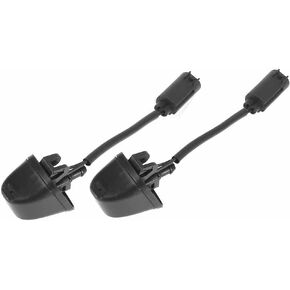 2 PCS Windshield Washer Sprayer Nozzle Replace# 61667131299 for 2005-2013 BMW 3 Series E90 E93 E92 318i 320i 325i 330i