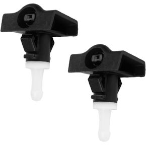 Front Windshield Washer Nozzles Wiper Spray Nozzle - Compatible for Nissan Maxima S, SV 3.5L V6 - Gas 2009-2011 - Replace Part 289329N00A - Set of 2