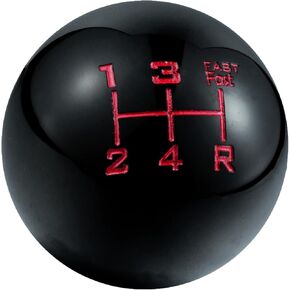 Abfer 5 Speed Shift Knob Upper Left R Gear Shift Knobs Ball Manual Stick Shifting Handle Fit for Car Vehicles (Blue Green)