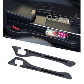 Car Seat Gap Filler Organizer 2 Pack - Gap Filler for Car - Car Inserts Between Seats - Car Side Seat Gap Filler - Car Gap Filler Prevent Items from Falling Between Seats and Console