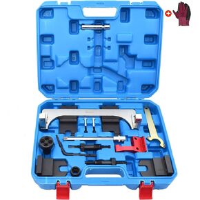 مجموعة أدوات توقيت محاذاة عمود الحدبات، متوافقة مع BMW Mini B36 B37 B38 B46 B47 B48 B58 F20 F21 F30 F31 F48 F54 F55 F60 G20 G30، مجموعة أدوات أكثر شمولاً