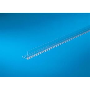 Clear Shelf Dividers with Strong Adhesive Backing - Customizable Length for Versatile Organization - Shelf Organizer for Retail Stores, Kitchens & Closets in 10" L x 1" H, 25 Pieces