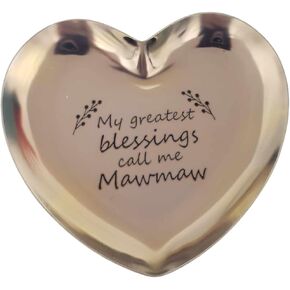 Mawmaw Gifts, Mawmaw Birthday Gift, Mawmaw Gifts for Mothers Day, Mawmaw Gifts from Grandchildren, Mawmaw Gifts for Christmas, Jewelry Dish for MawMaw (Best Mawmaw Ever)