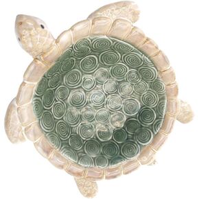 هيموتون سلحفاة حلية صينية حلقة طبق مجوهرات من البورسلين حلية صينية خمر حلية حلقة أقراط منظم طبق ديكور حامل مجوهرات حجم حلقة حامل طبق L التماثيل السلحفاة in Kuwait