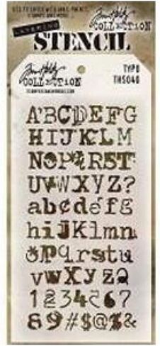 Stampers Anonymous Tim Holtz Layered Stencil 4.125"X8.5", Crackle in Saudi Arabia