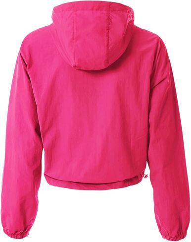 MixMatchy Women's Lightweight Cropped Jackets Yoga Quick Dry Windbreaker Zipper Jackets Workout Running Hoodie Jackets in Kuwait