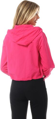 MixMatchy Women's Lightweight Cropped Jackets Yoga Quick Dry Windbreaker Zipper Jackets Workout Running Hoodie Jackets in Kuwait