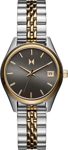 MVMT Rise Women's 3 Hand Quartz Watch, Stainless Steel Link Bracelet Water Resistant up to 5ATM/50 Meters - Premium Minimalist Vintage Watch - 30mm in Kuwait