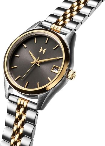 MVMT Rise Women's 3 Hand Quartz Watch, Stainless Steel Link Bracelet Water Resistant up to 5ATM/50 Meters - Premium Minimalist Vintage Watch - 30mm in Kuwait