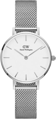 Daniel Wellington Petite Sterling Watch, Silver Mesh Bracelet in Kuwait
