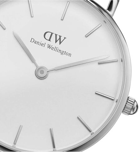 Daniel Wellington Petite Sterling Watch, Silver Mesh Bracelet in Kuwait