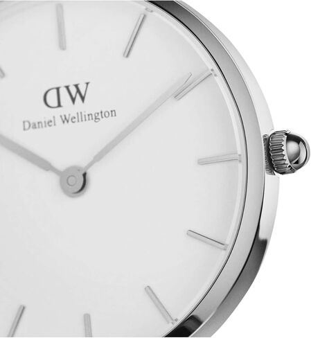 Daniel Wellington Petite Sterling Watch, Silver Mesh Bracelet in Kuwait