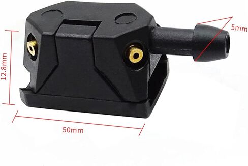 قطعتان من فوهات غسيل الزجاج الأمامي، فوهة رش الزجاج الأمامي للسيارة، فوهة غسيل ممسحة الزجاج الأمامي، فوهة رش نفاث، استبدال ممسحة السيارة العالمية in Kuwait