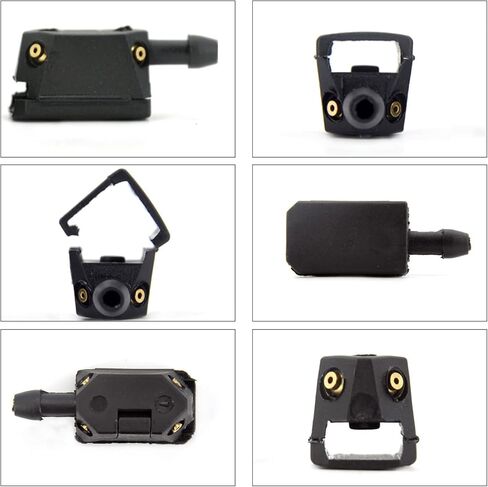 قطعتان من فوهات غسيل الزجاج الأمامي، فوهة رش الزجاج الأمامي للسيارة، فوهة غسيل ممسحة الزجاج الأمامي، فوهة رش نفاث، استبدال ممسحة السيارة العالمية in Kuwait