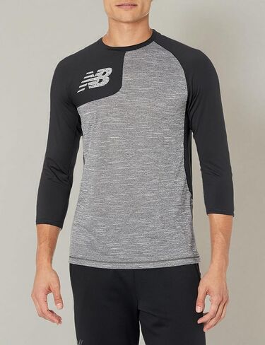New Balance Men's Asym 2.0 Right 3/4 كم (عبوة من 1) in Kuwait