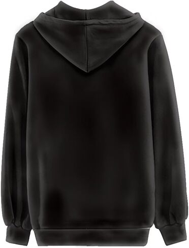 Thin Oversized Zip Up Hoodie with Pockets Women Lightweight Sweater Graphic Sweatshirts for Women Size XS-5XL in Kuwait