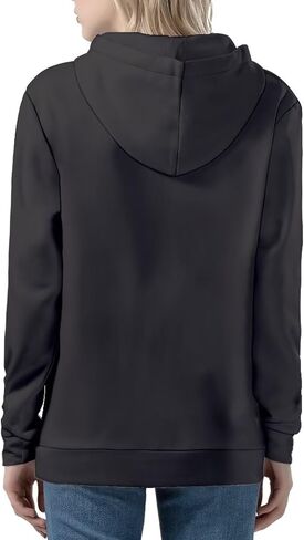 Thin Oversized Zip Up Hoodie with Pockets Women Lightweight Sweater Graphic Sweatshirts for Women Size XS-5XL in Kuwait