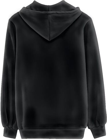 Thin Oversized Zip Up Hoodie with Pockets Women Lightweight Sweater Graphic Sweatshirts for Women Size XS-5XL in Kuwait