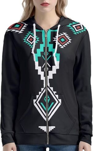 Thin Oversized Zip Up Hoodie with Pockets Women Lightweight Sweater Graphic Sweatshirts for Women Size XS-5XL in Kuwait