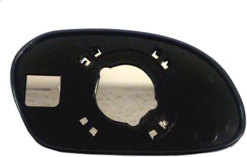Driver Side Non-heated Mirror Glass w/backing plate, Ford Taurus, Mercury Sable, 3 7/8" x 6 15/16" x 7 1/4" in Saudi Arabia