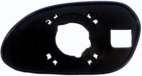 Driver Side Non-heated Mirror Glass w/backing plate, Ford Taurus, Mercury Sable, 3 7/8" x 6 15/16" x 7 1/4" in Saudi Arabia