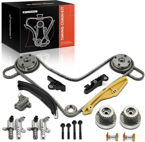A-Premium 21-PC Engine Timing Chain Kit with VVT Sprocket Compatible with Ford F-150 F150 2011 2012 2013-3.5L in Saudi Arabia