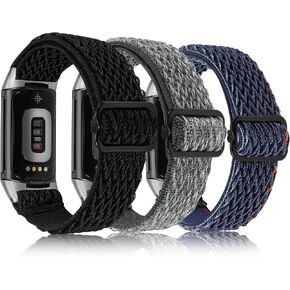 Wearlizer Elastic Band Compatible with Fitbit Charge 6/Charge 5 Bands Women in Kuwait
