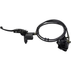 GOOFIT Rear Disc Brake Master Cylinder Hydraulic Caliper Assembly for Chinese 50cc 70cc 90cc 110cc 125cc 200cc 250cc ATV Quad