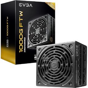 EVGA Supernova 1000G FTW ATX3.0 & PCIE 5, 80 Plus Gold Certified 1000W, 12VHPWR, Fully Modular, ECO Mode with FDB Fan, 100% Japanese Capacitors, Compact 150mm Size, Power Supply 535-5G-1000-K1 in Kuwait