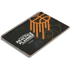 Basketball Practice Planner by MVMT Sports, 50 page 8.27 x 11.69 inches organiser for coaches. Plan and review quickly and easily. Write targets, attendance, drills and more.