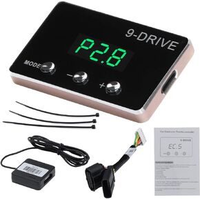 Throttle Response Controller, 9 Drive 9-Mode Smart Electronic Racing Pedal Accelerator for AUDI A3-A6 VW SKODA SEAT PORSCHE (806)