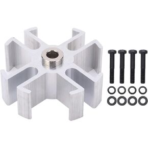 KIMISS Fan Spacer, 1in Aluminum Radiator Fan Spacer Kit 1210 Replacement for GM SBC BBC Short Long Water Pump