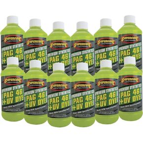 TSI Supercool P46-8D-12CP PAG 46-Viscosity Plus U/V Dye Oil - 8 oz, 12 Pack
