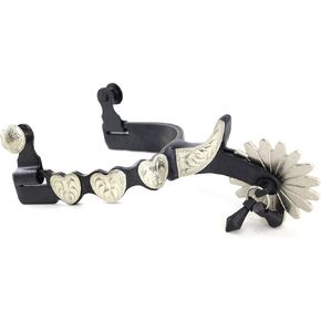 Western BS Ladies Heart 16pt Jingle Bob Spurs