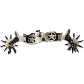 Southwestern Equine Texas Star 10pt Mens Jingle Bob Spurs