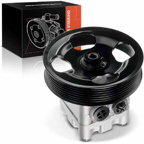 A-Premium Power Steering Pump, with Pulley, Compatible with Nissan & Infiniti Models - 2007-2020 - 370Z, EX35, EX37, FX35, FX37, G35, G37, M35, M37, Q40, Q50, Q60, Q70(L), QX50, QX70