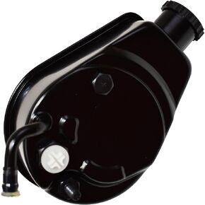 A-Team Performance Power Steering Pump Saginaw P Series Compatible with GM Vehicles GMC Chevrolet Chevy Buick Oldsmobile Pontiac (Black)
